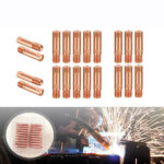 20pcs Nozzles Contact Tips Holders MIG Welder Consumable Welding Tools (0.8mm)