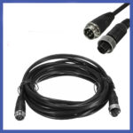 4Pin Video Extension Cable Wire For Rear View Reversing Camera Car Truck 5M