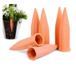 4PC Terracotta Automatic Plant Self Watering Spikes Water Drip Irrigation System