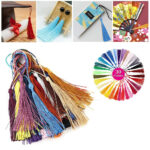 30X Fringe Tassel Hanging DIY Craft Bookmark Sewing Finishes Trim Macaron Color
