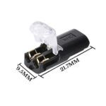 10Pc 12V Wire Cable Snap In Connector Terminal Connections Joiners Car Auto Plug - Image 2