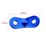 10/20Alloy Camping Tent Awning Cord Rope Fastener Guy Line Tensioner Hook Hanger - Image 3