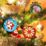 12PCS Christmas Bauble Silicone Mould Resin Mold Plain Round Circle DIY Crafts - Image 7