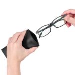 1-10PC Mouth Snapped Sunglasses Eyeglass Glasses Case Soft Pouch Shut Bag Pocket - Image 3