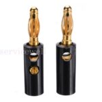 20/40/60 BlackRed Connector 4mm Gold Plated Banana Audio Speaker Plugs Connector - Image 7