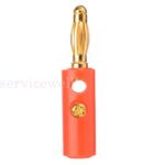 20/40/60 BlackRed Connector 4mm Gold Plated Banana Audio Speaker Plugs Connector - Image 6