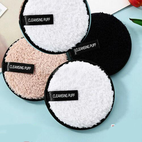 1/2/3 Reusable Makeup Remover Towel Cleansing Cloth Pads Face Cleaner Plush puff