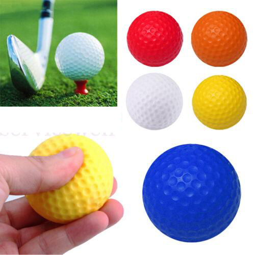 12 OR 24 Pack Golf Practice Foam Balls PU Sponge Ball Indoor Outdoor Training AU