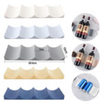Fridge Organiser Wine Beer Stacking Bottle Rack Kitchen Space Saving Can Holder