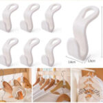 20-100x Clothes Hanger Connector Hooks Cascading Hanger Space Saving Organizer
