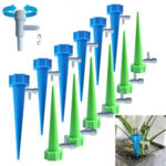 12x Watering Spike Plant Water Bottle Self Automatic Drip Irrigation Cone Garden