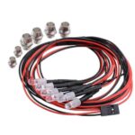 4/6/8 LED Lights Set Headlights Taillight For RC Car Red White Body lights AU - Image 3
