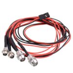 4/6/8 LED Lights Set Headlights Taillight For RC Car Red White Body lights AU - Image 7