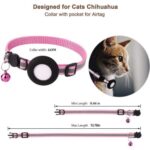 Adjustable Cat Collar Reflective Small Pet Cat Collar Strap for Apple Air Tag AU - Image 3