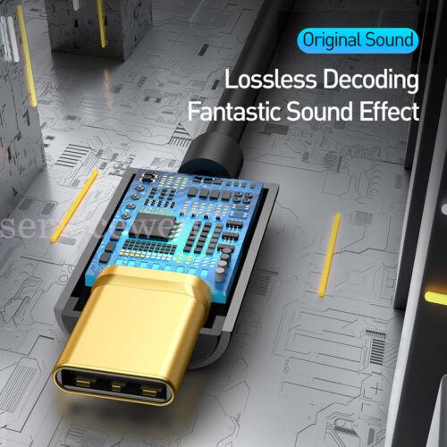 Baseus USB Type-C to 3.5mm Cable Earphone Headphone AUX Audio Jack Adapter USB-C - Image 3