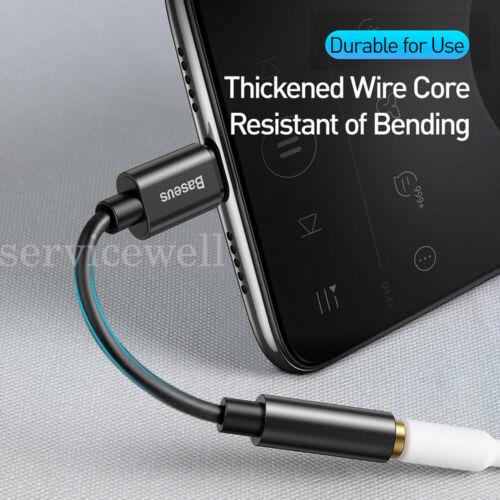 Baseus USB Type-C to 3.5mm Cable Earphone Headphone AUX Audio Jack Adapter USB-C - Image 7