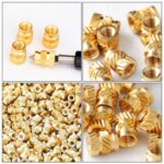 M3 Copper Threaded Insert Nuts Round Knurl Thread Screw Tone In Stock 100pcs - Image 7