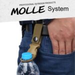 Nylon Belt Clip Tactical Water Bottle Holder Molle Webbing Strap Buckle Hook AU - Image 2