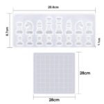 Silicone International Chess Board Mold Resin Chessboard Epoxy Casting Moulds - Image 5