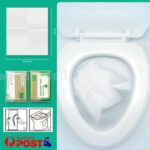 Toilet Seat Covers Paper Travel Biodegradable Disposable Sanitary Flushable AU - Image 2