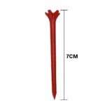 100pcs Golf Tees 70mm Assorted colors Plastic Wedge Training Zero Friction - Image 4