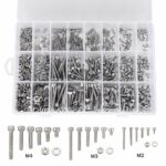1080pcs M2 M3 M4 M5 Stainless Steel Hex Socket Button Head Bolts Screws Nuts Kit - Image 7