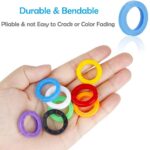 10~50pcs Key Caps Tags Label ID Silicone Coding Colour Key Identifier Cover Bulk - Image 4