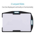10x Black Open Face Double Sided Rigid Plastic ID Access Card Badge Holder - Image 3