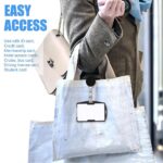 10x Black Open Face Double Sided Rigid Plastic ID Access Card Badge Holder - Image 6