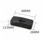 1-10x 12V INLINE CABLE ON-OFF ROCKER SWITCH BLACK lamp spot light inline caravan - Image 5