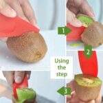 1~10x Fruit Kiwi Dig Spoon Peeler Scoop Plastic Fruit Knife Slicer Peeler Cutter - Image 7
