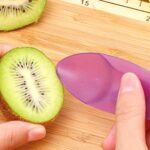 1~10x Fruit Kiwi Dig Spoon Peeler Scoop Plastic Fruit Knife Slicer Peeler Cutter - Image 6