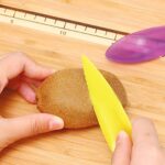 1~10x Fruit Kiwi Dig Spoon Peeler Scoop Plastic Fruit Knife Slicer Peeler Cutter - Image 4