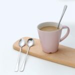 1/2/4X Long Handled Stainless Steel Coffee Spoon Cold Drink Ice Cream Tea Spoon - Image 2