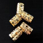 20pcsDreadlock Hair Braid Cuff Clips Bead Ring Wrap Adjustable Jewellery GoldSet - Image 5