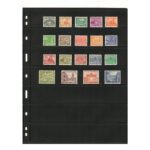 20x Stamp Album Stock Pages Double Sided w/ 9 Binder Holes Stampspage Collection - Image 3