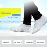 2xRecyclable Silicone Overshoes Rain Waterproof Shoe Covers Boot Cover Protector - Image 3