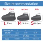 2xRecyclable Silicone Overshoes Rain Waterproof Shoe Covers Boot Cover Protector - Image 4
