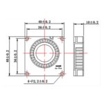 40mm Radial Turbo Blower Cooling Fan 5/12/24V Ball/Fluid Bearing For 3D Printer - Image 6