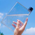 420ml Drinks Cup Kettle Flat Paper Book Pad A5 Water Bottle Portable - Image 7