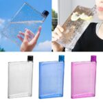 420ml Drinks Cup Kettle Flat Paper Book Pad A5 Water Bottle Portable - Image 2