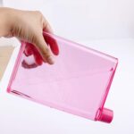 420ml Drinks Cup Kettle Flat Paper Book Pad A5 Water Bottle Portable - Image 6