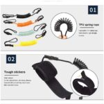 5ft Coiled Surf Leash Safety Hand Rope for Stand Up Paddle Board Surfboard - Image 3