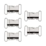 5pcs Metal Quick Side Release Buckle Slider Clip For Webbing Strap Belt DIY 20mm - Image 7