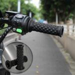 Black Universal Motorcycle Rubber Gel Hand Grips For 7/8in 22mm Handlebar Bike - Image 6