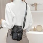 MINI Women Mobile Phone Bag Leather Cross body Purse Wallet Shoulder Pouches - Image 7
