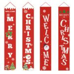 Merry Christmas Banner Flag Door Curtain Hanging Ornament Xmas Party Decoration - Image 7