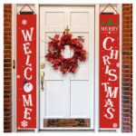 Merry Christmas Banner Flag Door Curtain Hanging Ornament Xmas Party Decoration - Image 6