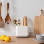 Multifunctional Spoon Chopstick Storage Holder Box Cutlery Drain Rack Organizer - Image 7