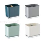 Multifunctional Spoon Chopstick Storage Holder Box Cutlery Drain Rack Organizer - Image 4
